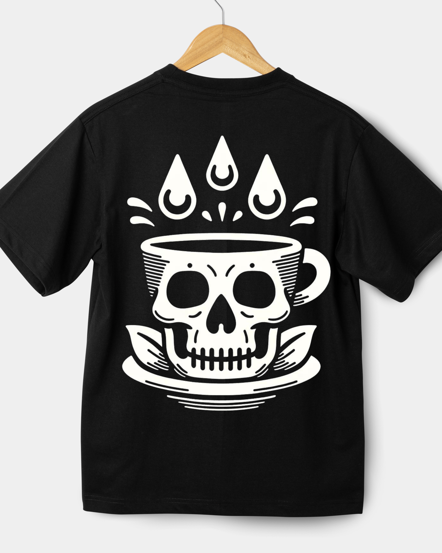 'Skull Cup' - Oversized T - Unisex