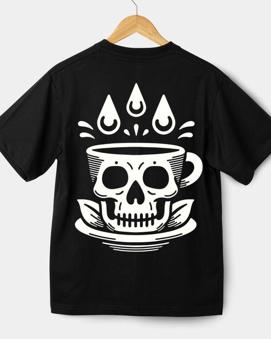 'Skull Cup' - Oversized T - Unisex